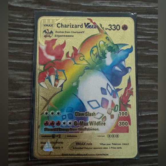 pokemon cards metal charizard Charizard Pokemon Celebrations Ultra Premium Collection Metal Card #4 PSA 9 main image 1